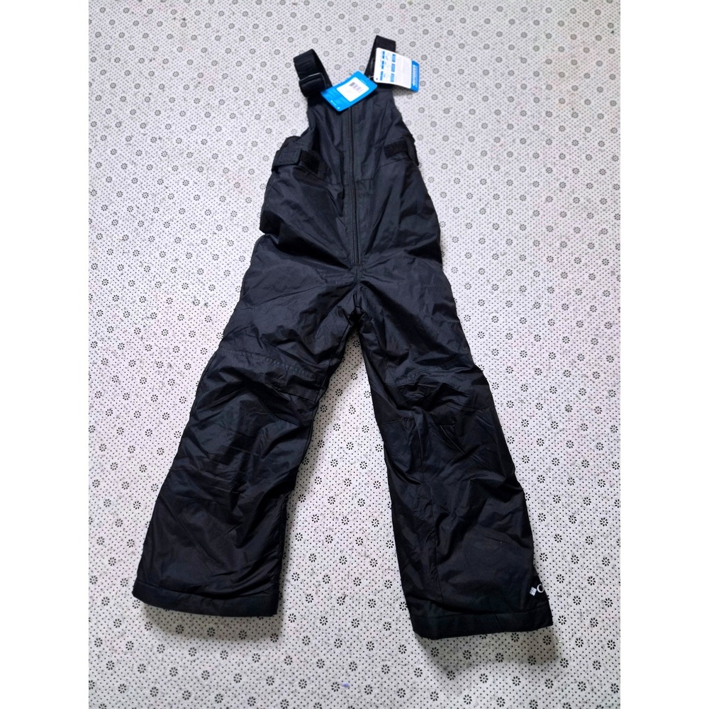 NWT Columbia Youth XS Snowslope II Bib Black Insulated Snow Pant